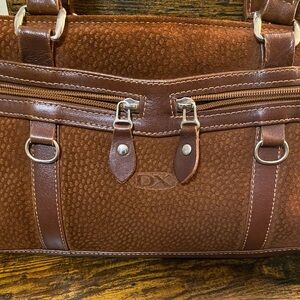 DX suede brown bag-preowned!